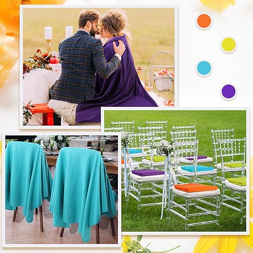 Miniatura 4 de Paquete de 40 mantas de forro polar a granel de 60 x 50 pulgadas, suave y ligera, manta cálida de felpa y acogedora manta de forro polar para