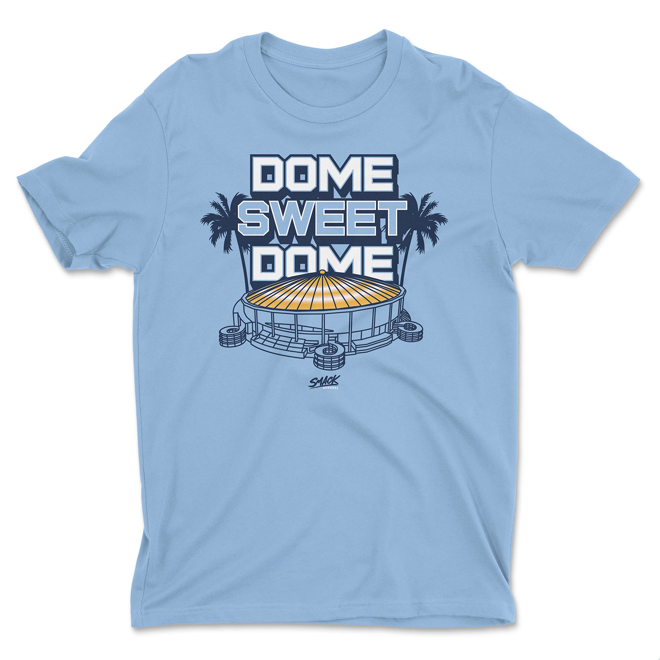 SMACK APPAREL TALKIN' THE TALK Dome Sweet Dome T-Shirt for TB Baseball Fans (SM-5XL)