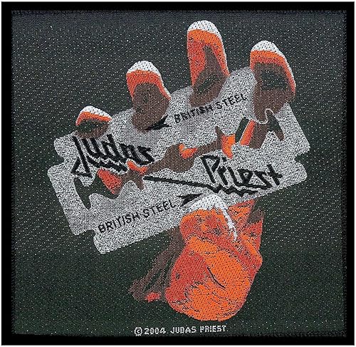 Miniatura 1 de Álbum de "Judas Priest acero Británica" Arte Heavy Metal Música coser en Applique Patch