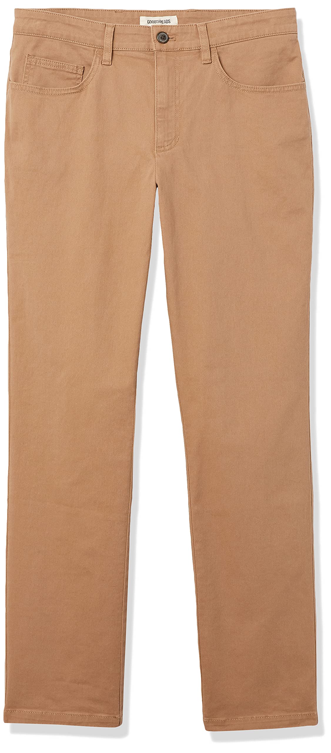 Amazon Essentials Pantalón Chino Elástico Cómodo con 5 Bolsillos y de Ajuste Recto (Previamente Goodthreads) Hombre