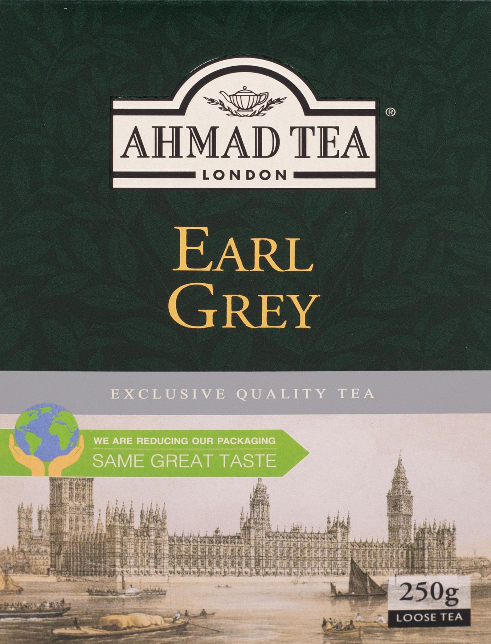 Ahmad Tea Earl Grey Té negro Assam Ceilán bergamota 250g