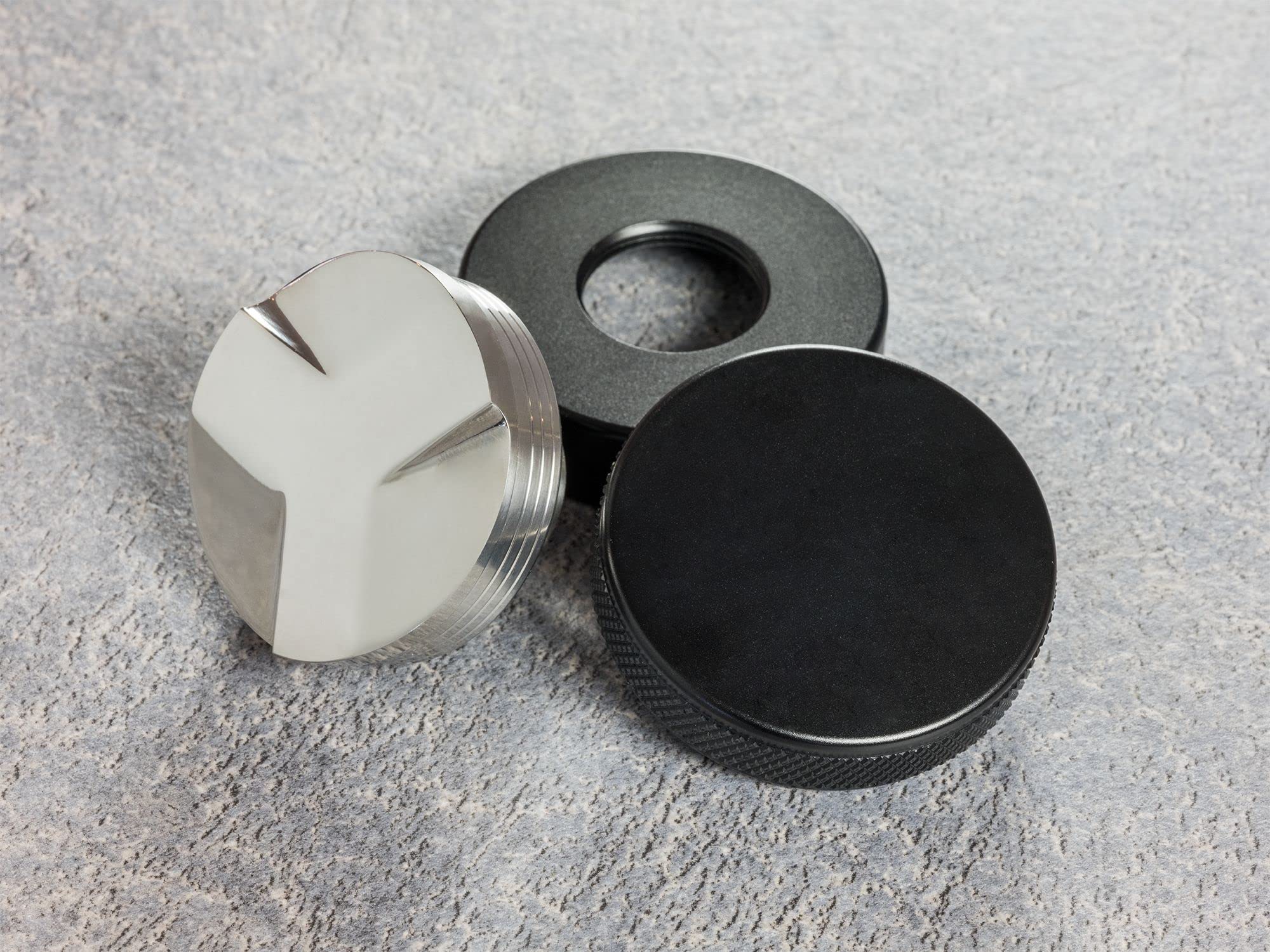 Buddy's Bar - Barista Edition, distributore di caffè, diametro 58 mm, altezza 3,5 cm, ausilio per il livellamento in acciaio inossidabile e alluminio, accessorio per baristi
