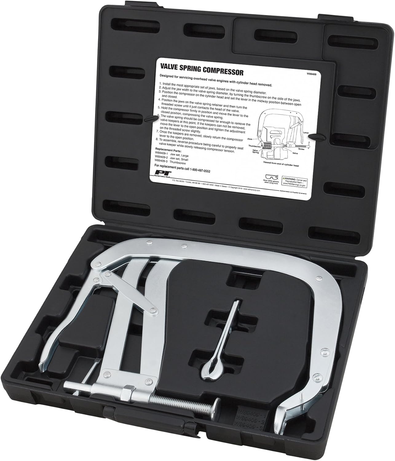 Performance Tool W89409 Heavy Duty Valve Spring Compressor