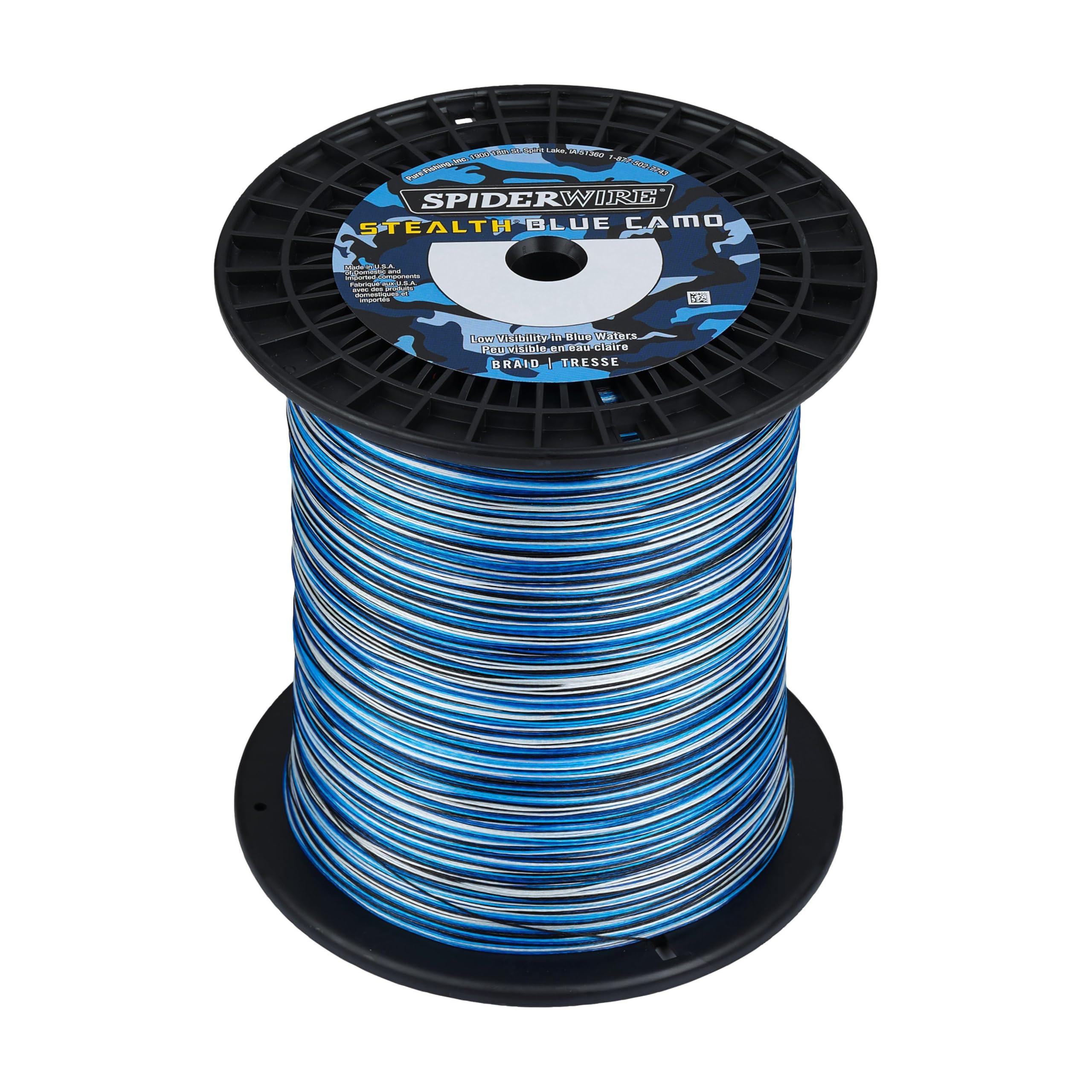 Spiderwire olta misinası Stealth Mavi Camo Braidtm, 36,3 kg ağır | 36,2 kg, 3000YD | 2743 M Superline – 36,3 kg ağır | 36,2 kg – 3000YD | 2743 M Mavi