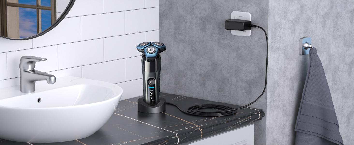 Chargeur Secteur Pour Tondeuse Philips HQ Série - 15V, 0.2A, Câble De 1.4m, Remplace L'original.