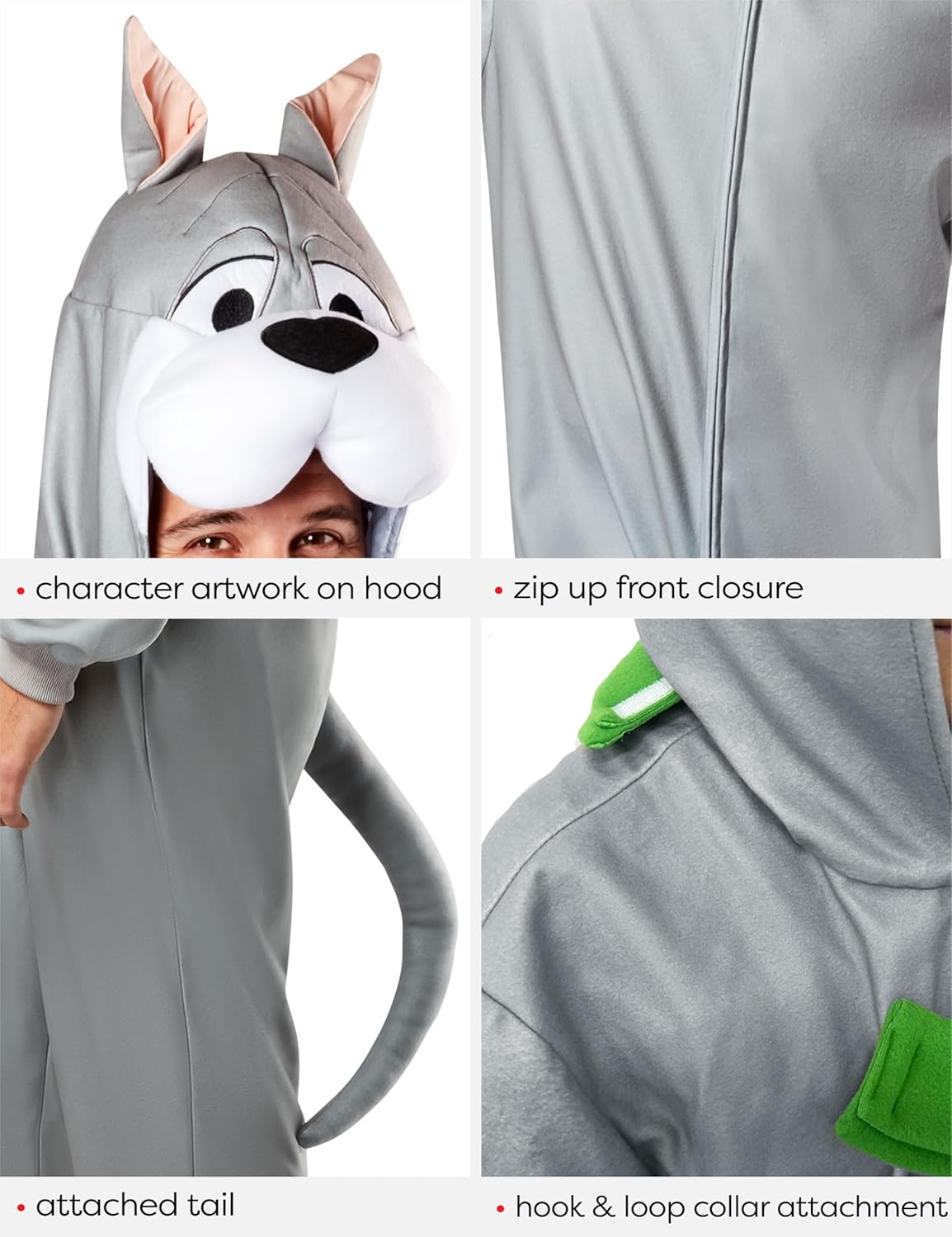Rubies The Jetsons: Astro Comfywear Hooded Jumpsuit for Adults, Unisex L/XL