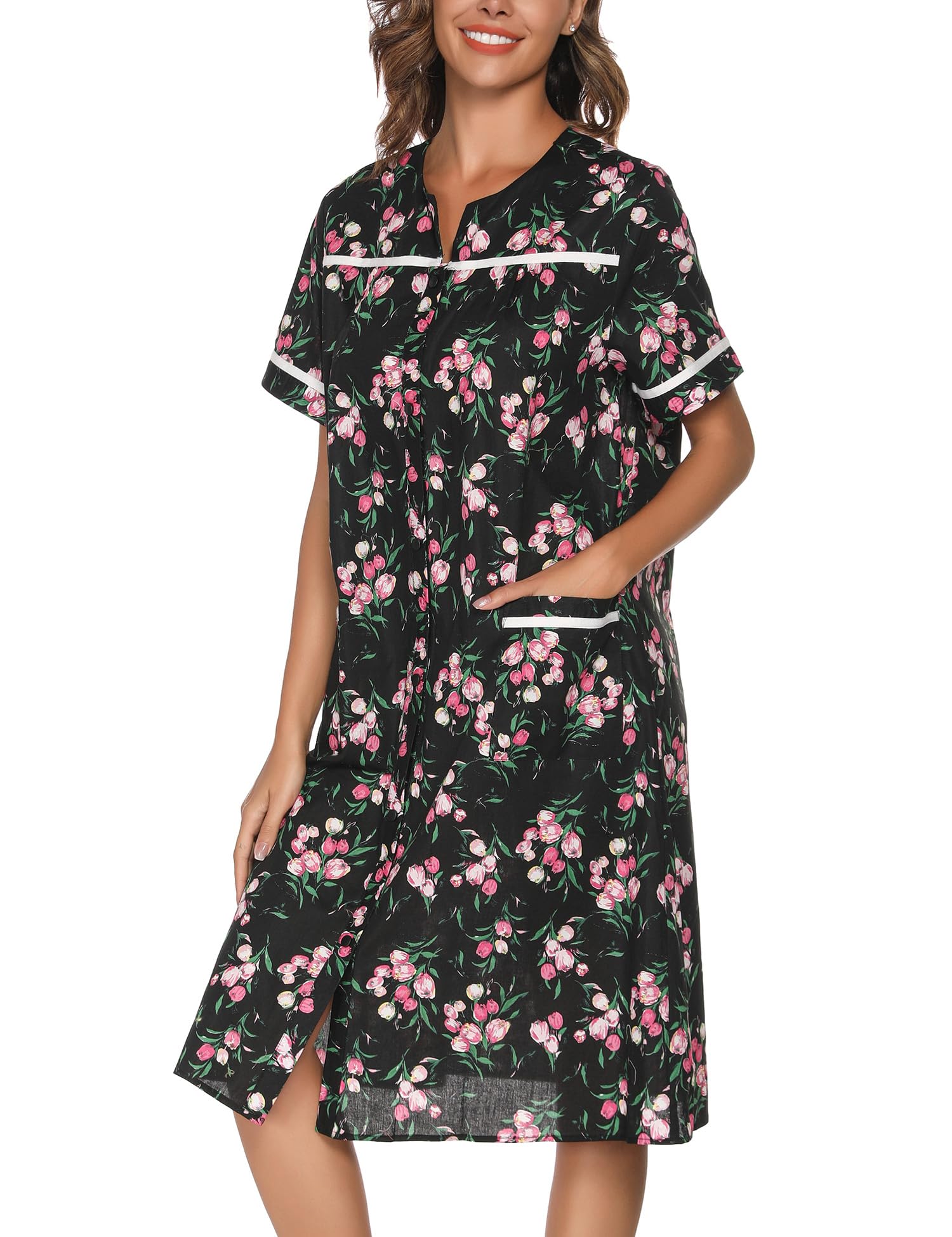 YOZLY Maglia Lunga da Notte Donna