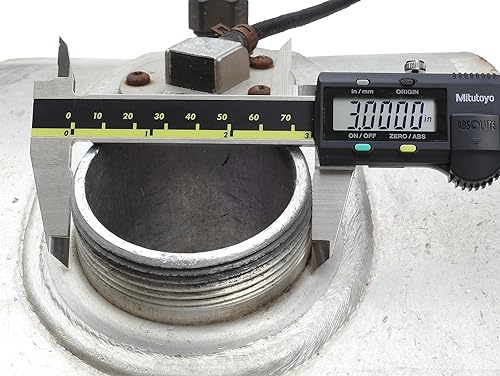 Miniatura 5 de Tapa de combustible diésel con bloqueo nominal de 3 pulgadas para modelos seleccionados de tanques de combustible Volvo Mack con bajo contenido de