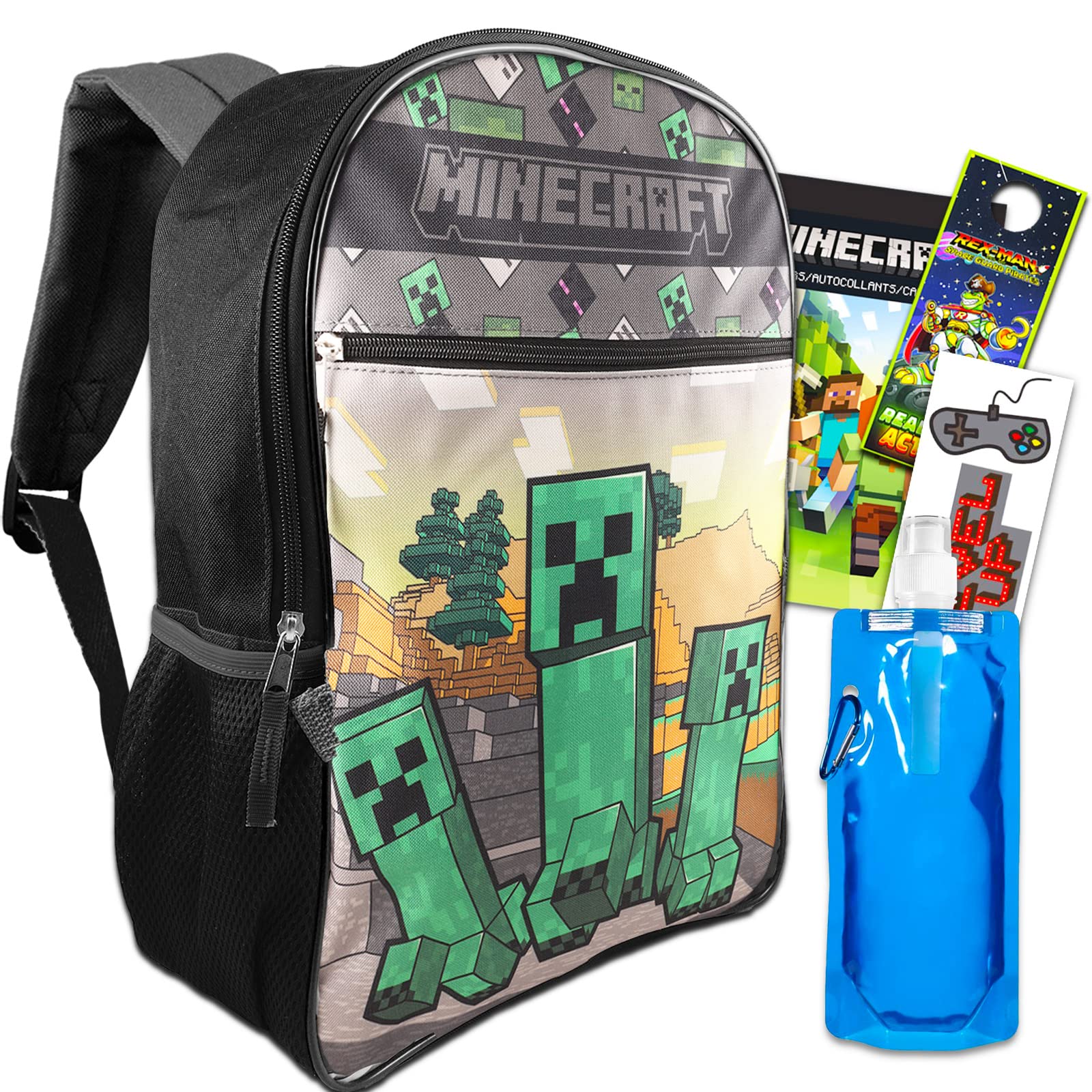 Buy School Supplies for Kids Bundle with 16" Minecraft Backpack for
