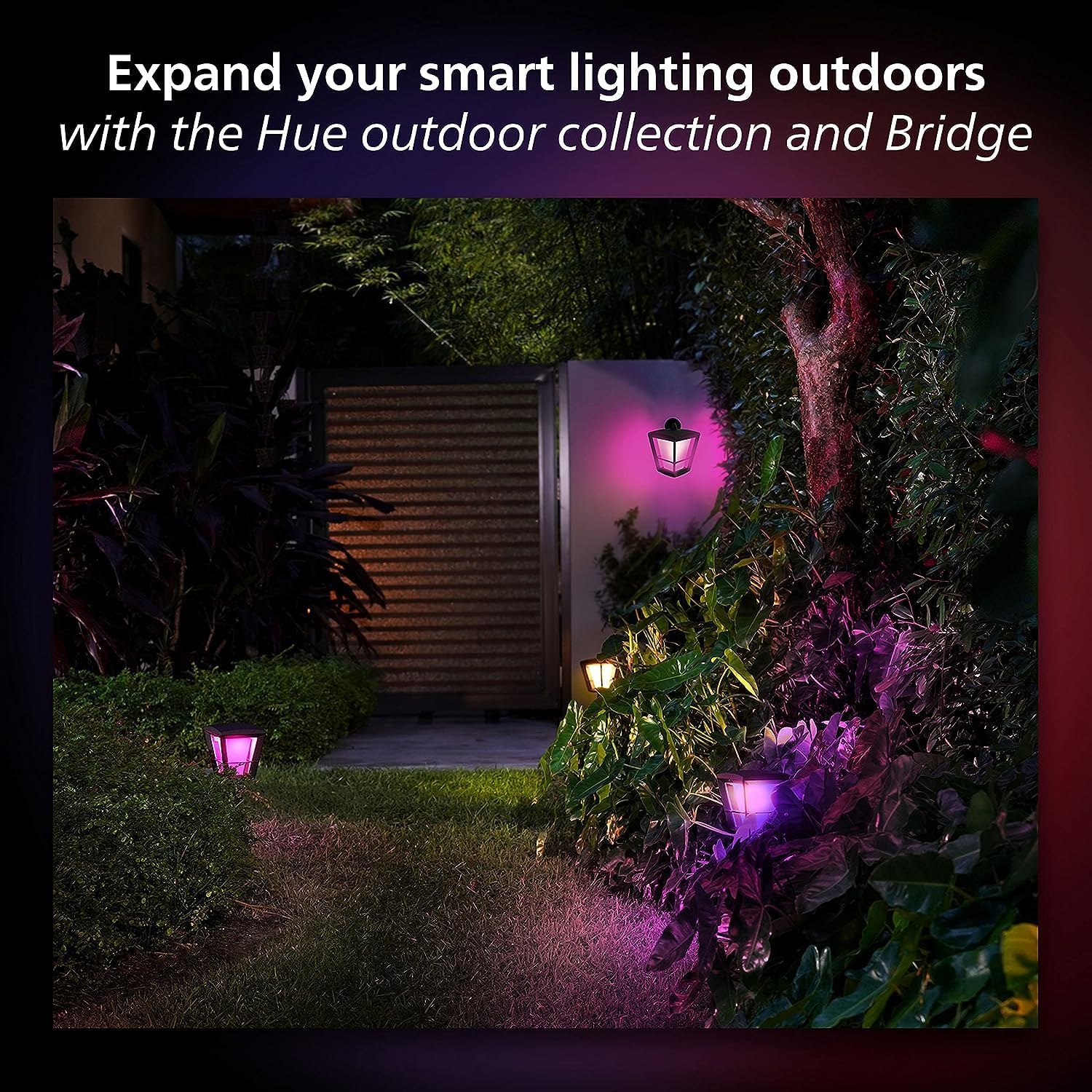 Philips Hue Outdoor 40W Power Supply, Black - Connect Multiple Hue Outdoor Low Voltage Lights up to Total of 40W - 1 Pack - Requires Hue Bridge - Weatherproof
