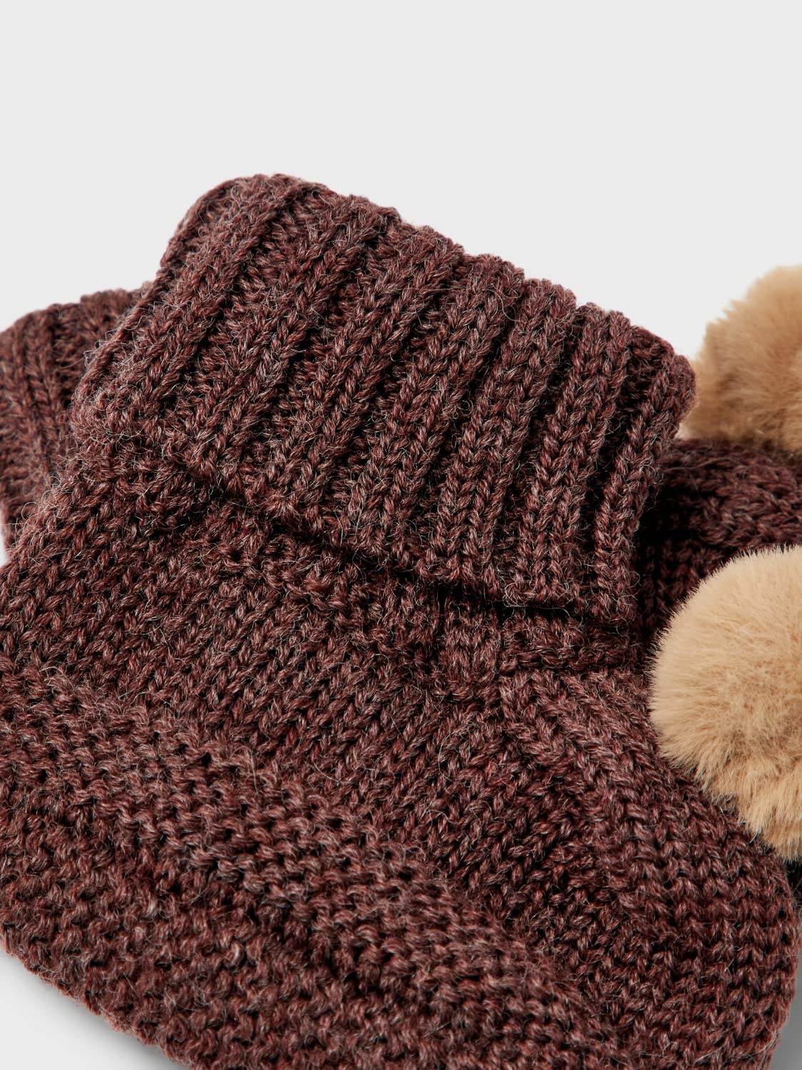 NAME IT Niemowlęta - dziewczynki Nbfwrilla Wool Knit Slippers W/Dot XxiiSkarpetki
