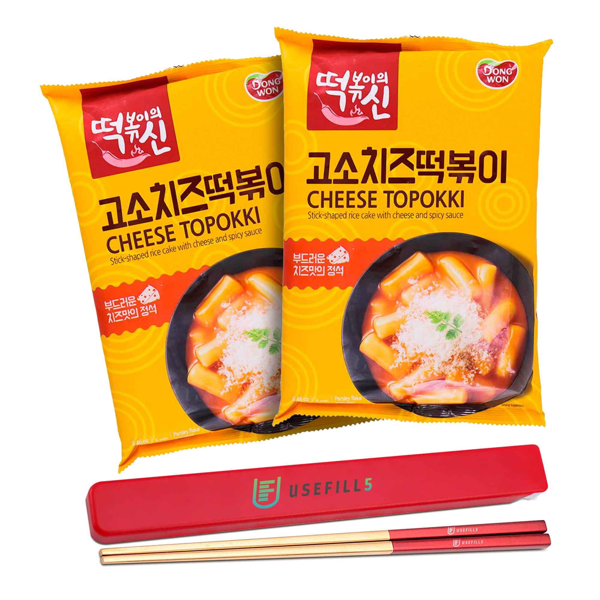 Buy Famous Korean Street Food Spicy Rice Cakes Tteokbokki 2 Pack Bundle