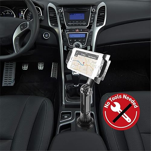 Miniatura 9 de Macally Soporte para tablet  Soporte resistente para iPad para automóvil, camión y vehículo  Se adapta a dispositivos de 3.5 a 8 pulgadas de ancho