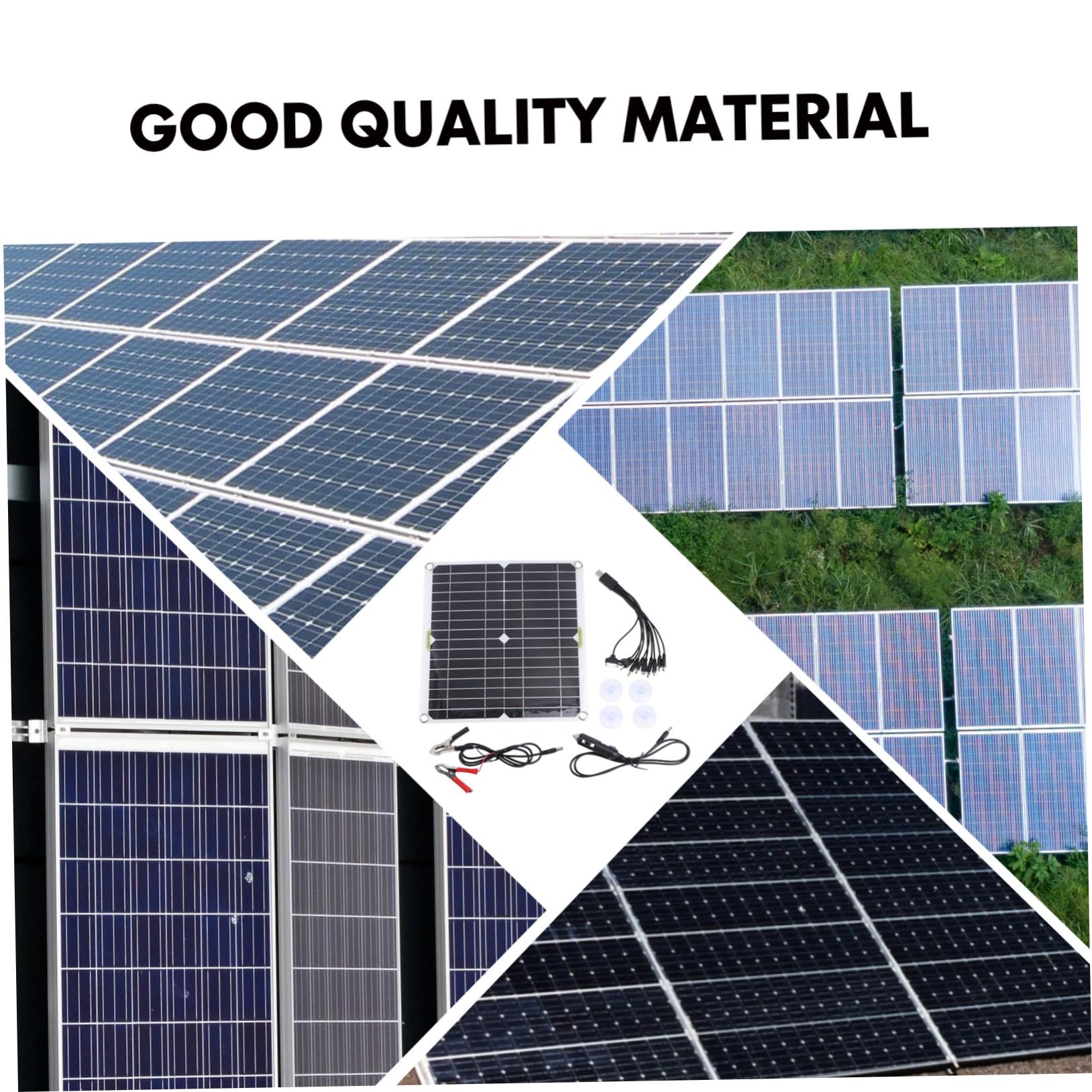 Pannello Solare 200w Monocristallino Nero per Outdoor | Alta Efficienza di Conversione, Rapporto 98%, per Camping e Attività All'aperto