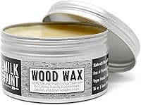 Vista 2 de Real Milk Paint, Cera de madera para acabado, muebles sin terminar, tablas de cortar, bloques de carnicero, grado alimenticio, vegano, 16 onzas