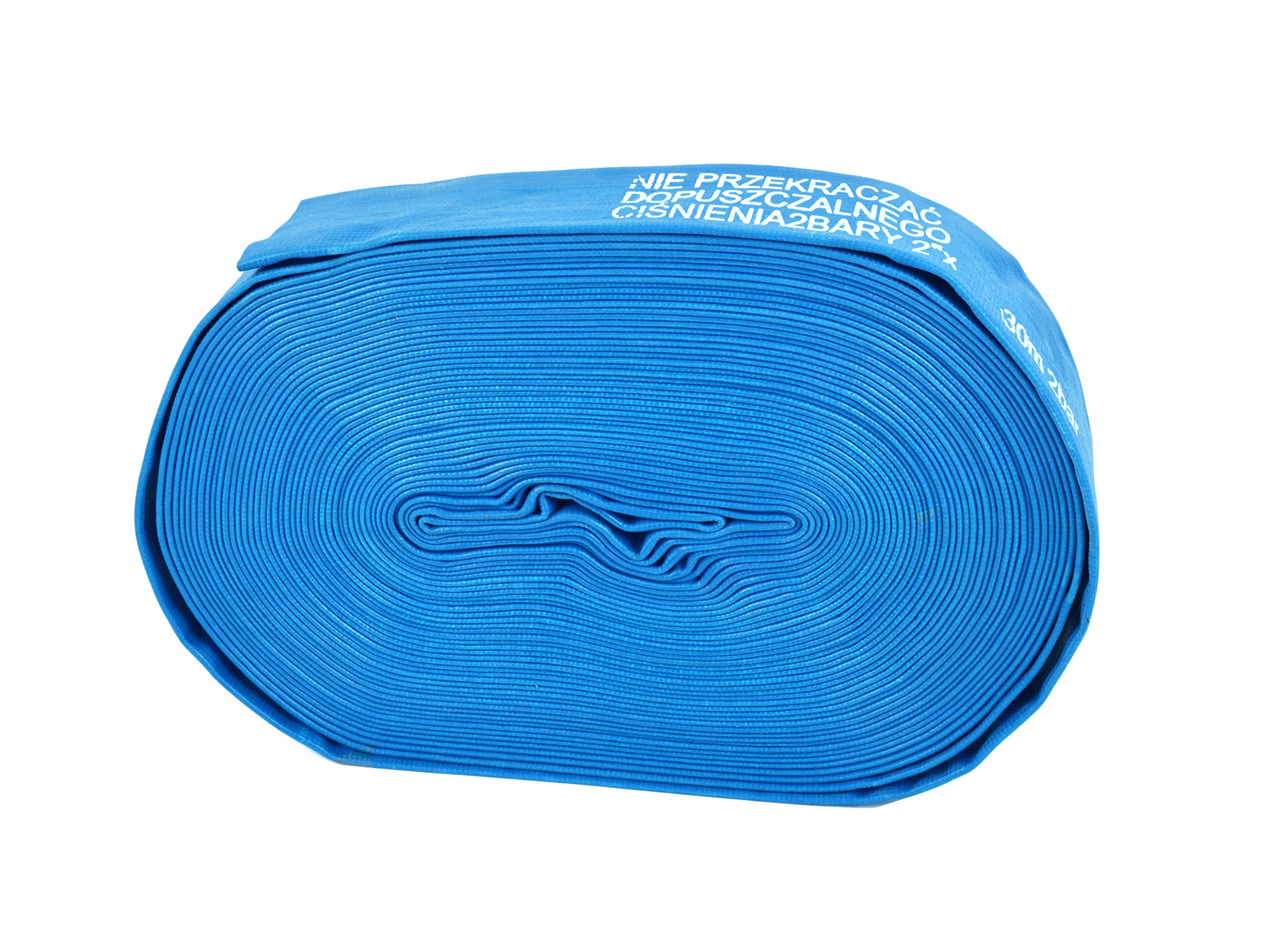 BSD Manguera Plana de Agua, Manguera para Descarga de Agua, Manguera de Incedios Plana de PVC, Manguera de Suministro de Agua - 30m 2” - 2bar