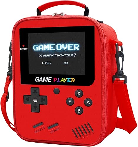 Lunch Box for Boys, Gamer Boys Lunch BagInsulated Video Game Lunch Boxes for Boy Girls Waterproof Leakproof with Adjustable Shoulder Strap Lunch Box for Boys, Gamer Boys Lunch BagInsulated Video Game Lunch Boxes for Boy Girls Waterproof Leakproof with Adjustable Shoulder Strap