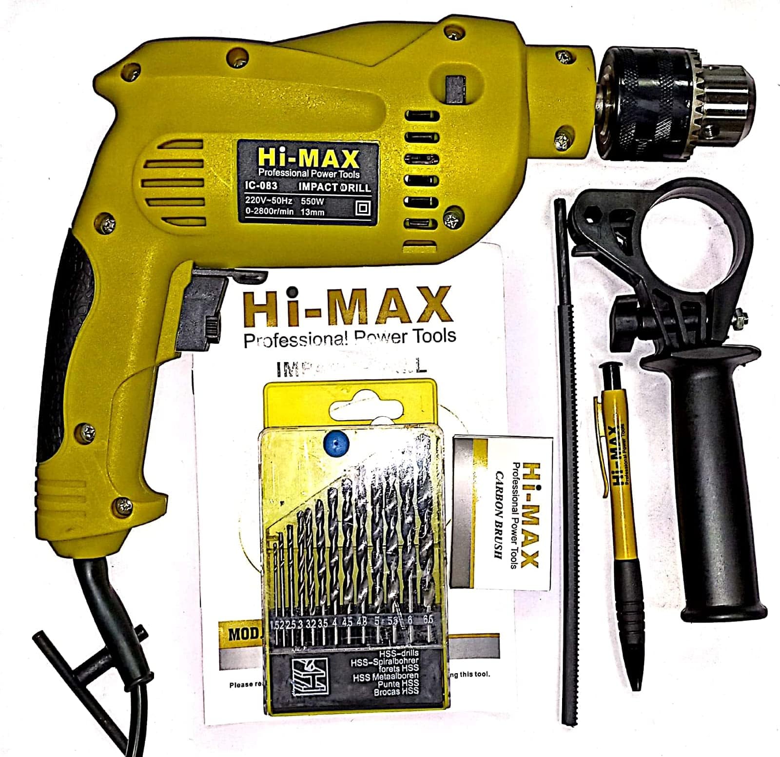 Hi-MAX IC 13mm 550W Professional Impact Drill