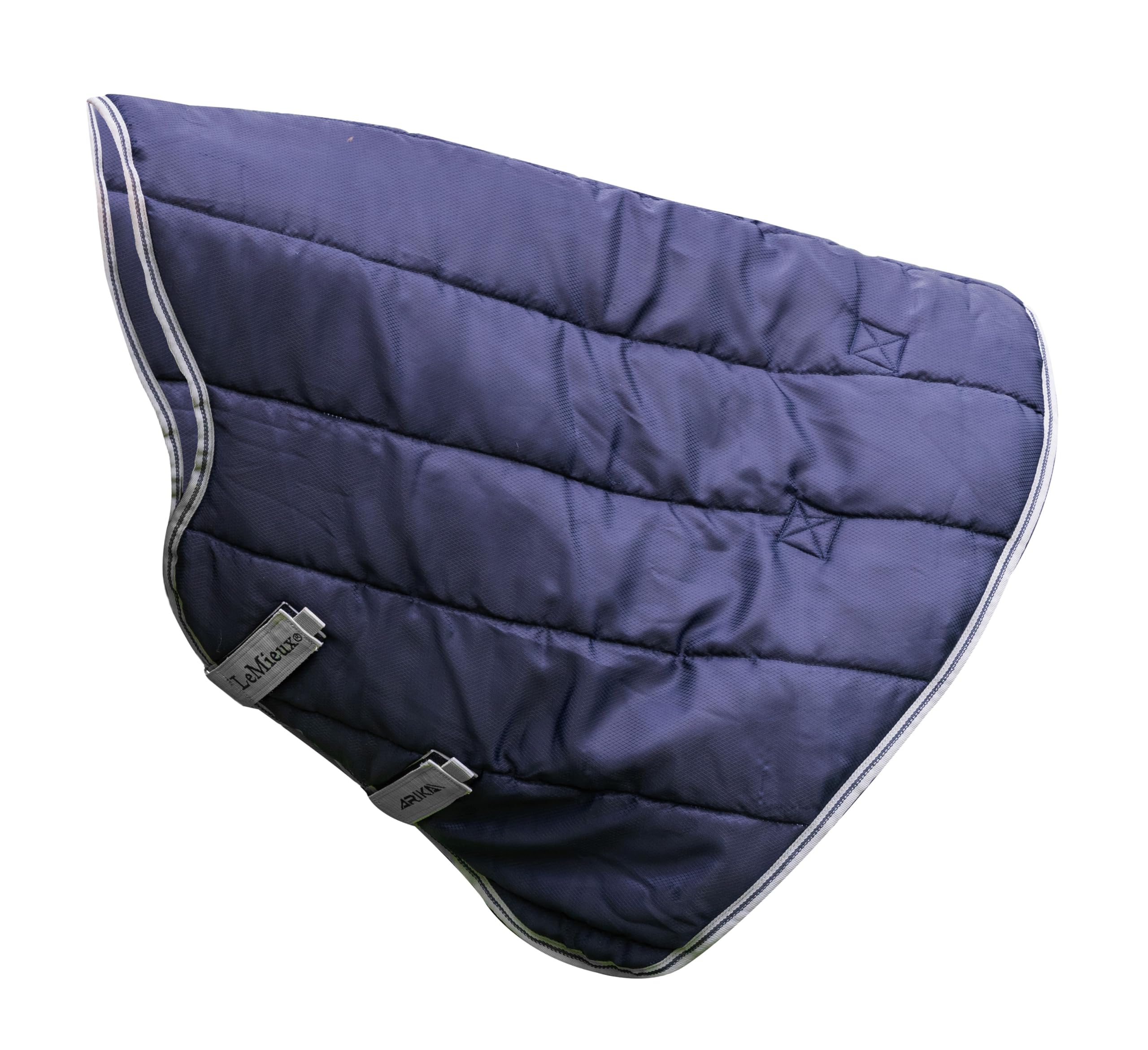 LeMieux Arika Stable-Tek Neck Cover - 200g - Breathable and Lightweight - Stain Repellent - Navy - Large