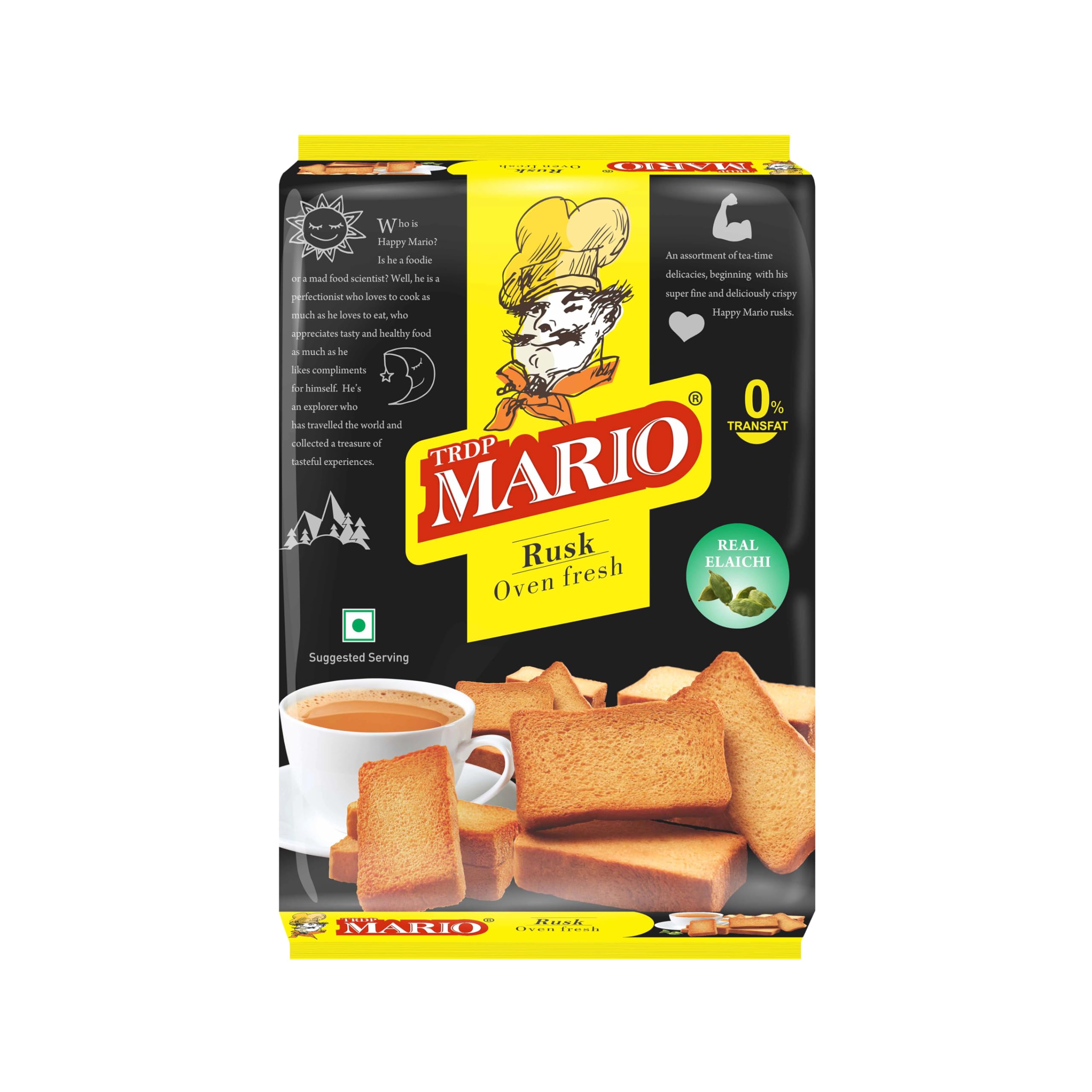 Mario Cardamom Rusk – Experience the crunch and savor the rich flavor of real cardamom seeds with every bite. Elevate your teatime with an unforgettable burst of taste! 255gm (Pack of 3)-image-9