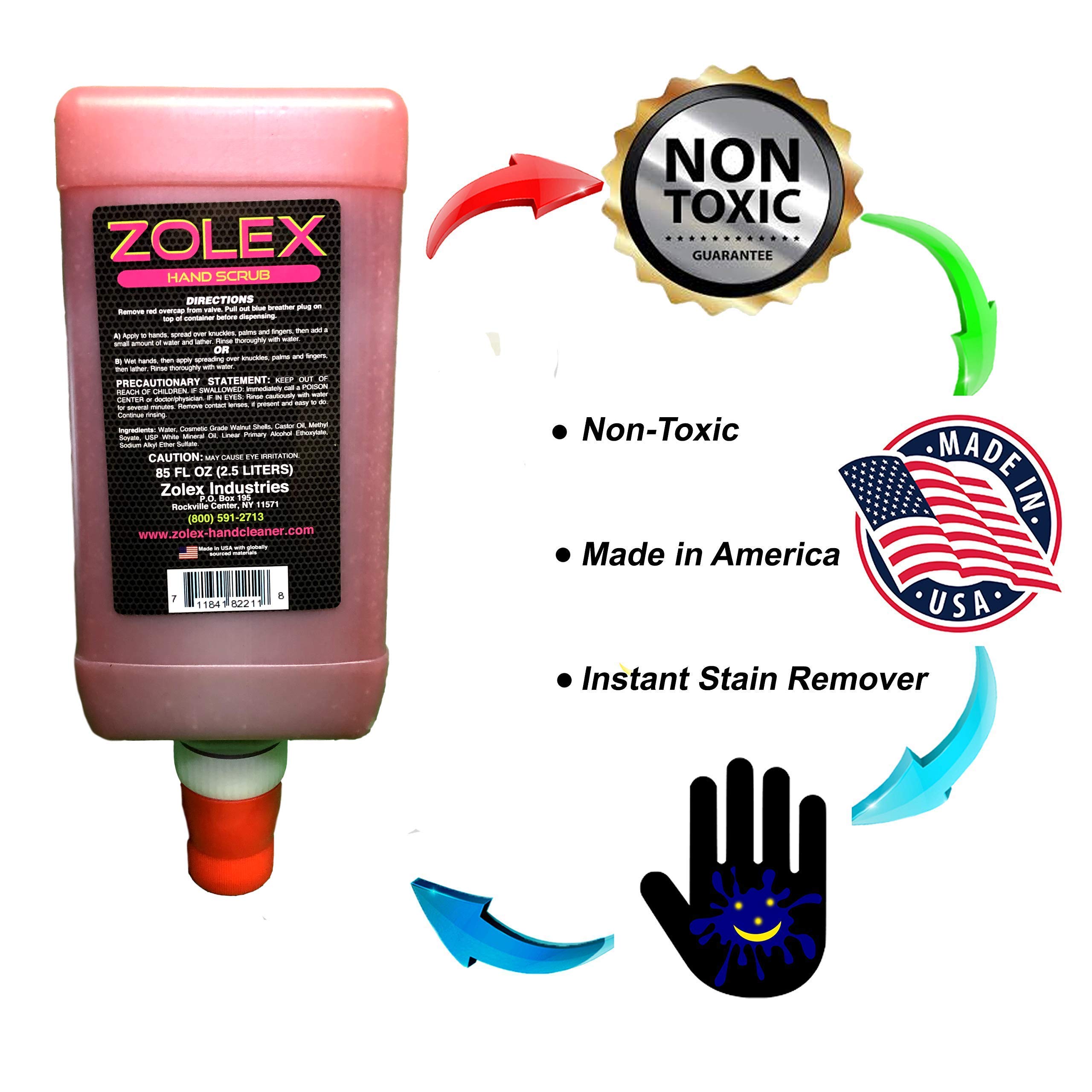 Zolex Cherry Hand Scrub for Hard Working Hands Stain Remover for
