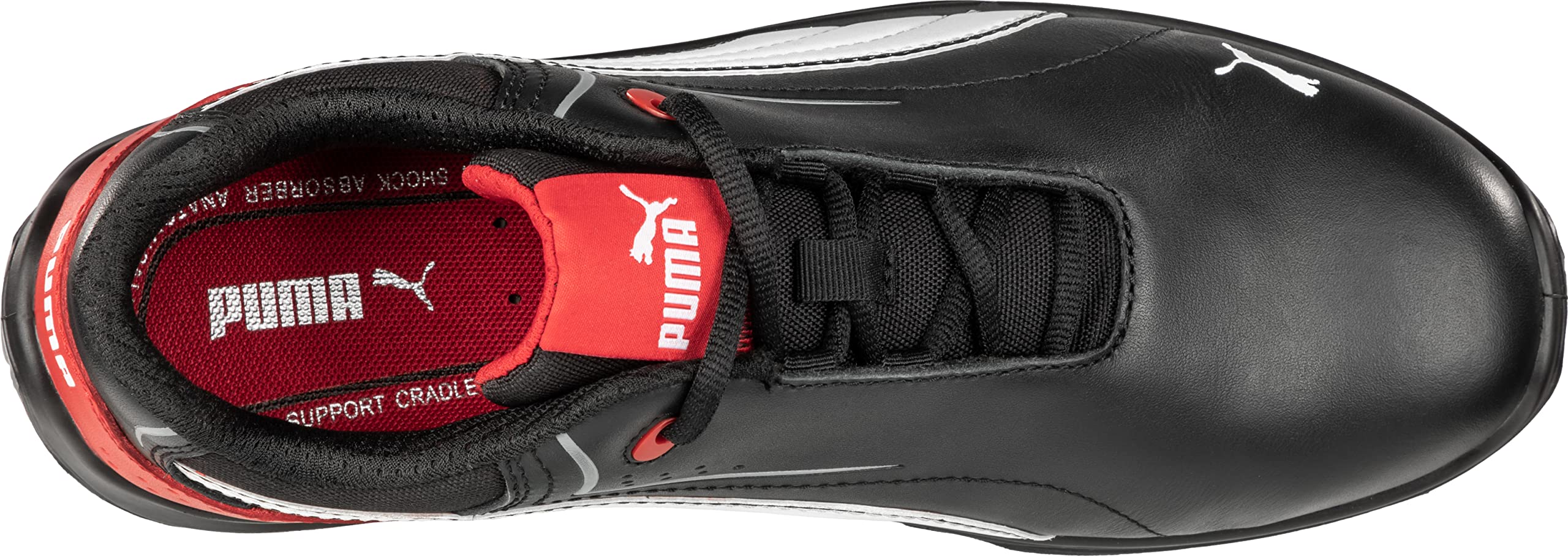 PUMA Safety Touring Black Low Arbeitsschuh Sicherheitsschuh S3 ESD SRC Fiberglaskappe Durchtrittschutz rutschfest metallfrei Unisex