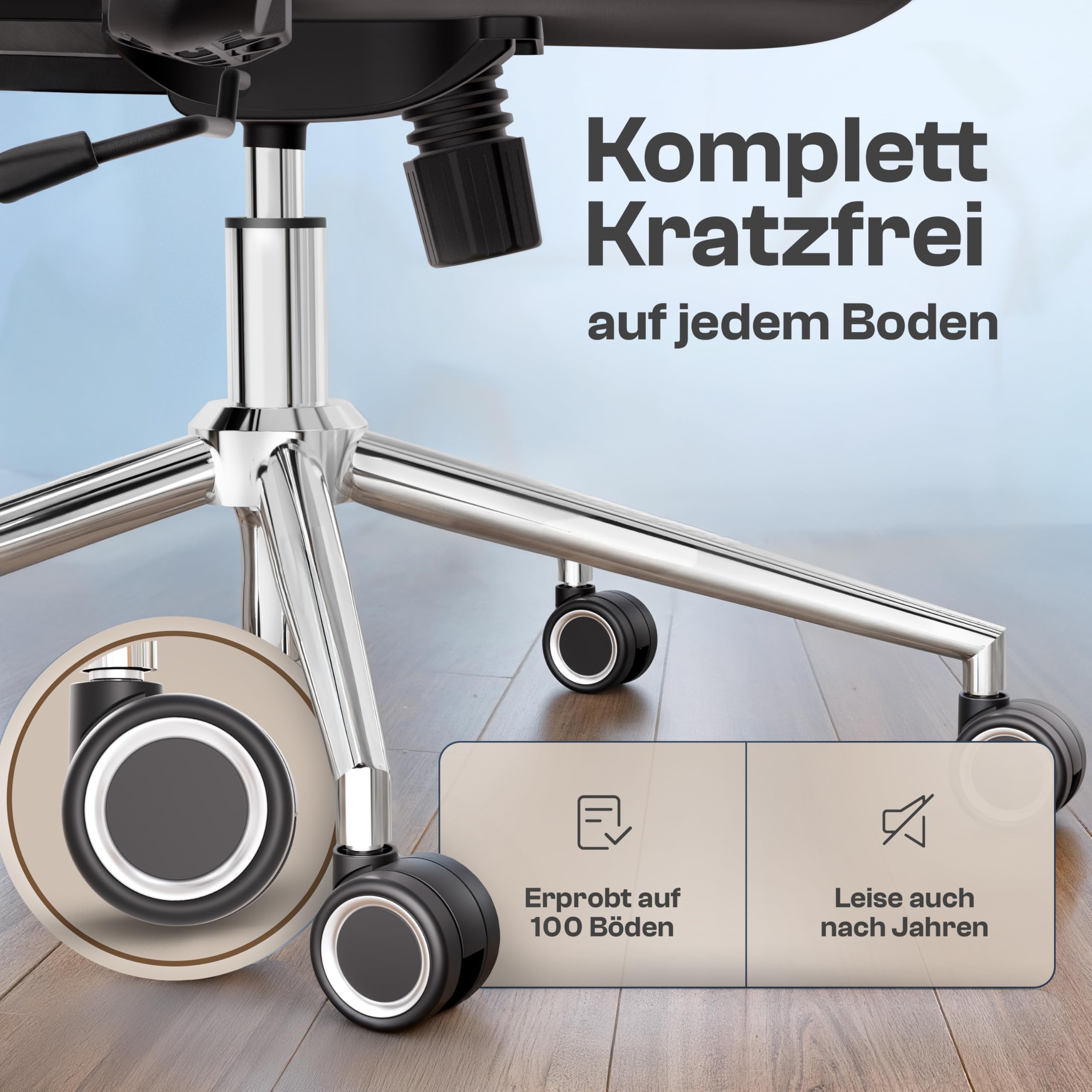 Galahad Bürostuhl Ergonomisch [VERGLEICHSIEGER] Drehstuhl 150kg | Schreibtischstuhl Ergonomisch | Komfortabler Gaming Stuhl | Bürostuhl Testsieger für höchsten Komfort und Ergonomie