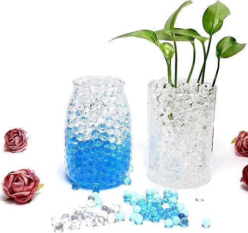 Vista 6 de 60000 Water Beads for Vases,Clear Water Gel Beads,10.5 Ounces Vase Filler Beads,Harmless Vase Fillers for Centerpieces,Floating Candles,Wedding
