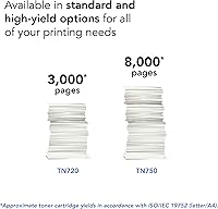 Vista 6 de Brother Printer TN720 Toner Cartridge Black (Pack of 3)