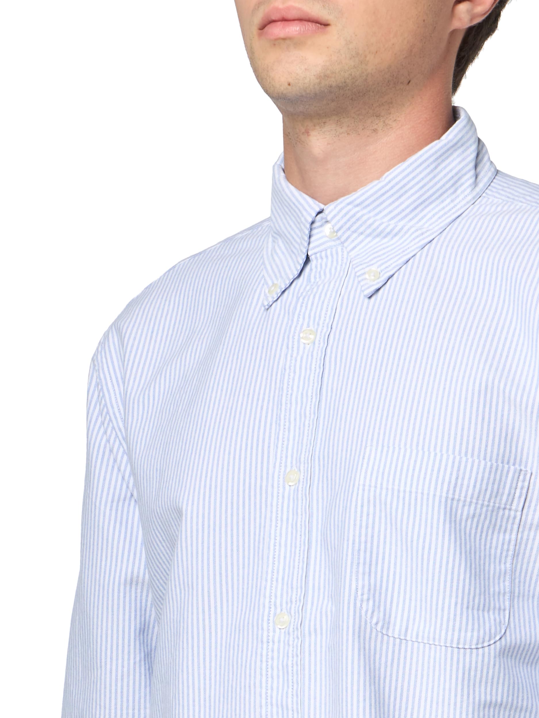Brooks Brothers Friday Oxford - Camisa Deportiva de Manga Larga para Hombre
