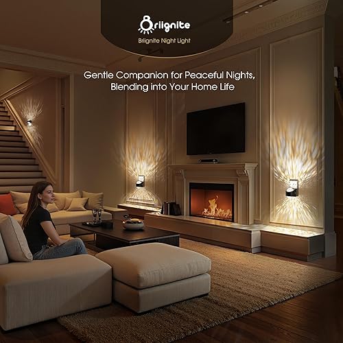 Miniatura 7 de Luz nocturna, luces nocturnas enchufables a la pared, proyector LED, luz nocturna blanca suave para dormitorio, brillo regulable, luz nocturna del