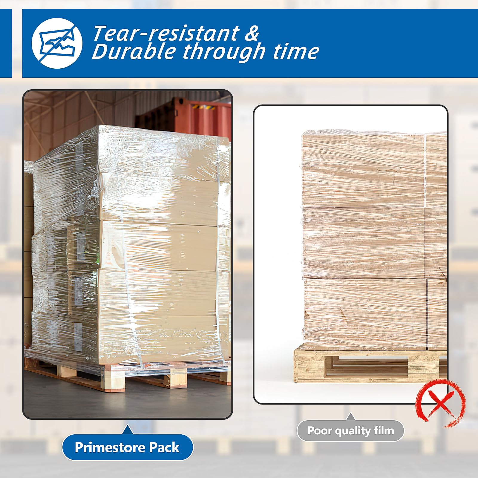 Pellicola Termoretraibile Nera 20 Micron 2 Rotoli Di Con Manicotto Girevole, 400 Mm X 250 M, Pellicola Trasparente CHUANGSEED Pellicola Per Pallet - 12