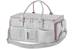 HBlife Diaper Caddy Organizer with Zippered Top