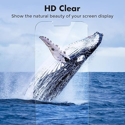 Miniatura 10 de UNBREAKcable Protector de pantalla para iPhone 13 Pro Max14 Plus 2 unidades doble defensa 99.99% transparente fácil instalación dureza 9H sin
