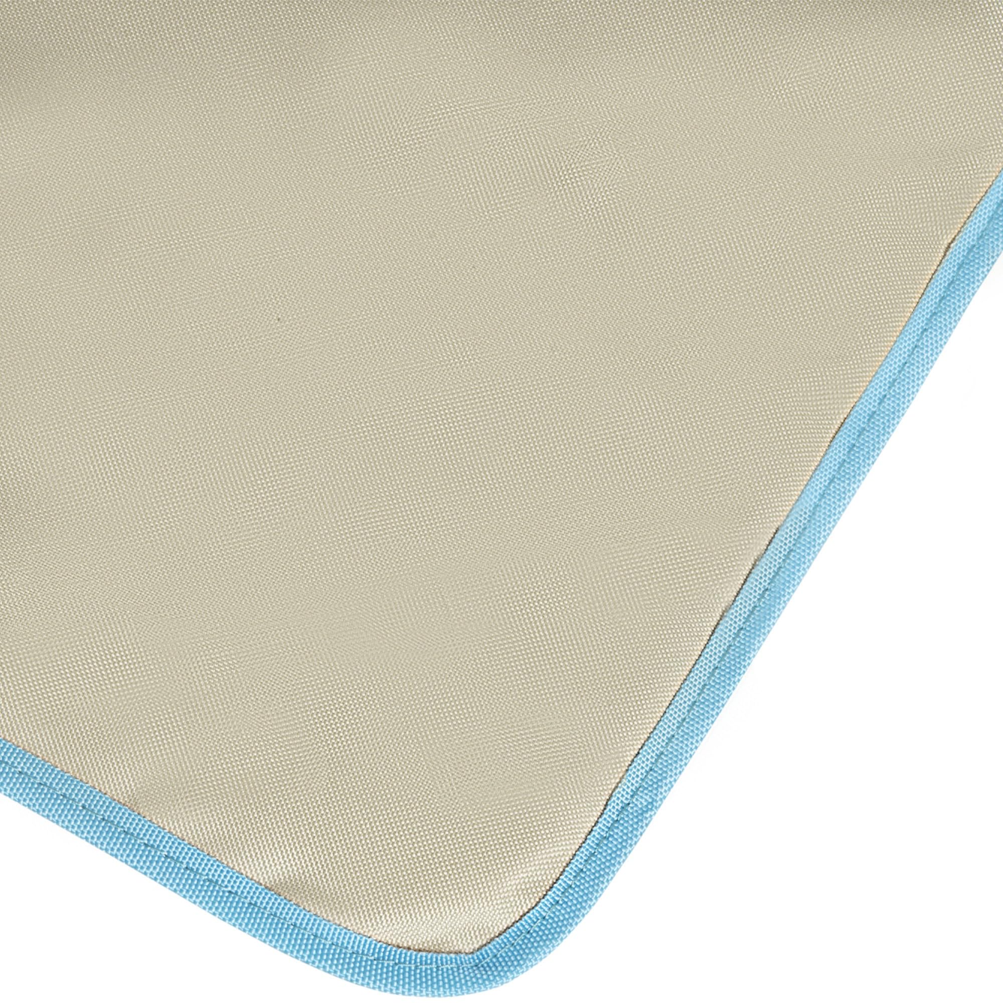 Outsunny Lot de 2 Tapis de Plage pliants Matelas de Plage avec Dossier réglable 5 Positions, Appui-tête réglable, Tissu Oxford, Sac de Transport Inclus, dim. 124L x 53l x 35-45H cm