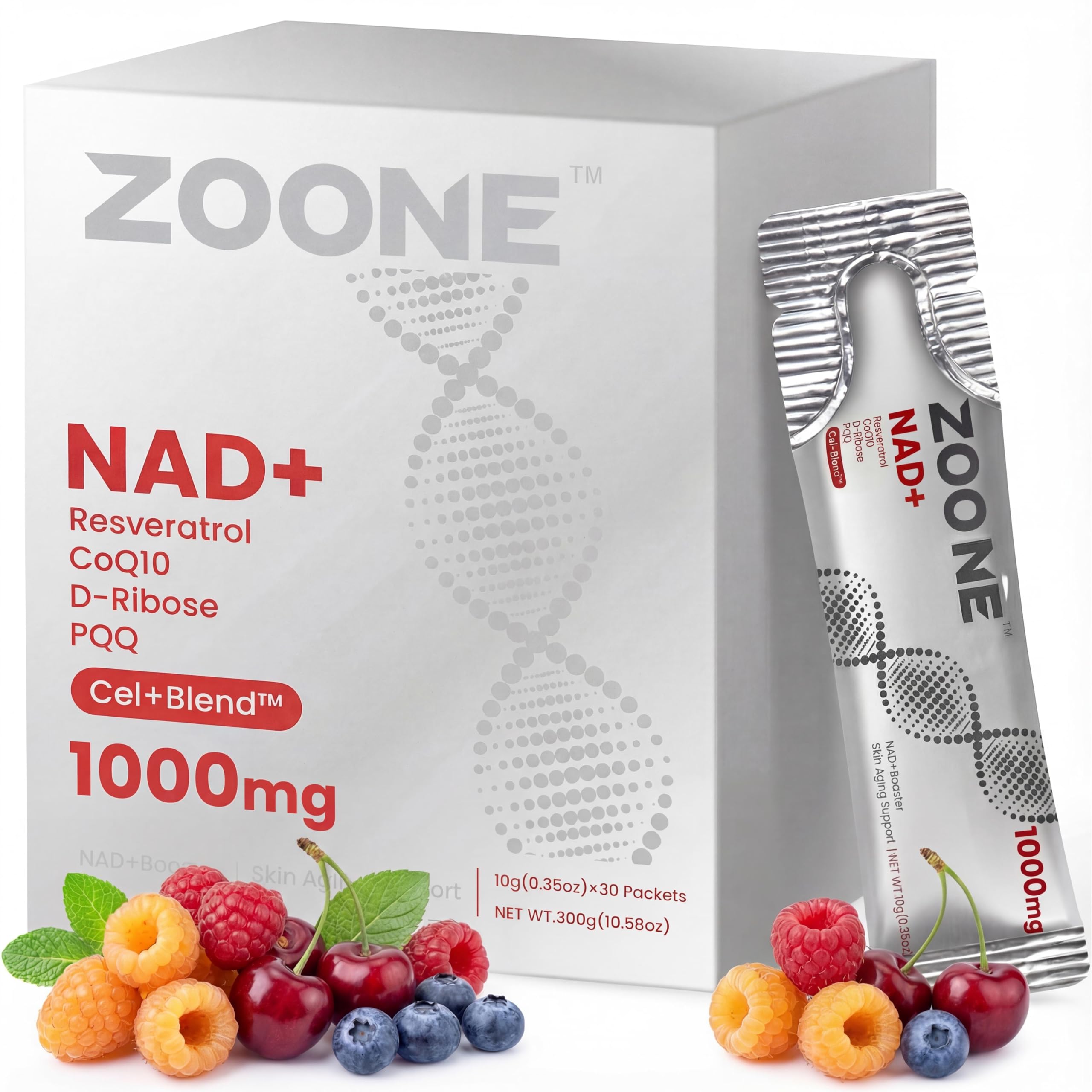 Amazon.com: Zoone NAD Supplement 1000mg Liquid with NR