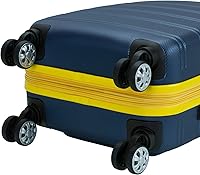 Vista 210 de Rockland - Maleta de viaje Melbourne, rígida y expandible, con ruedas giratorias, Azul