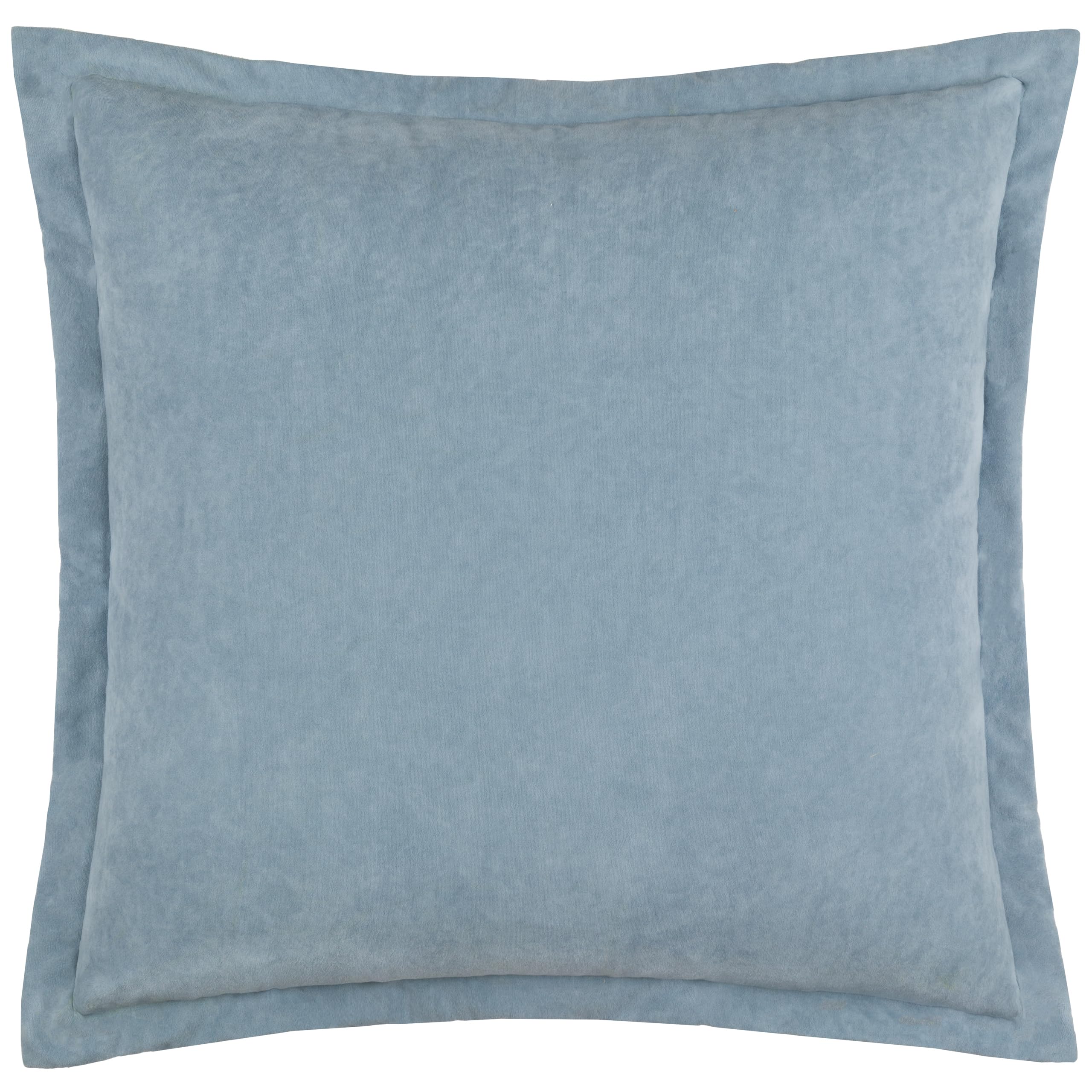 Yard Merton Velvet Feather Filled Cushion - Dusty Blue - 55x55cm