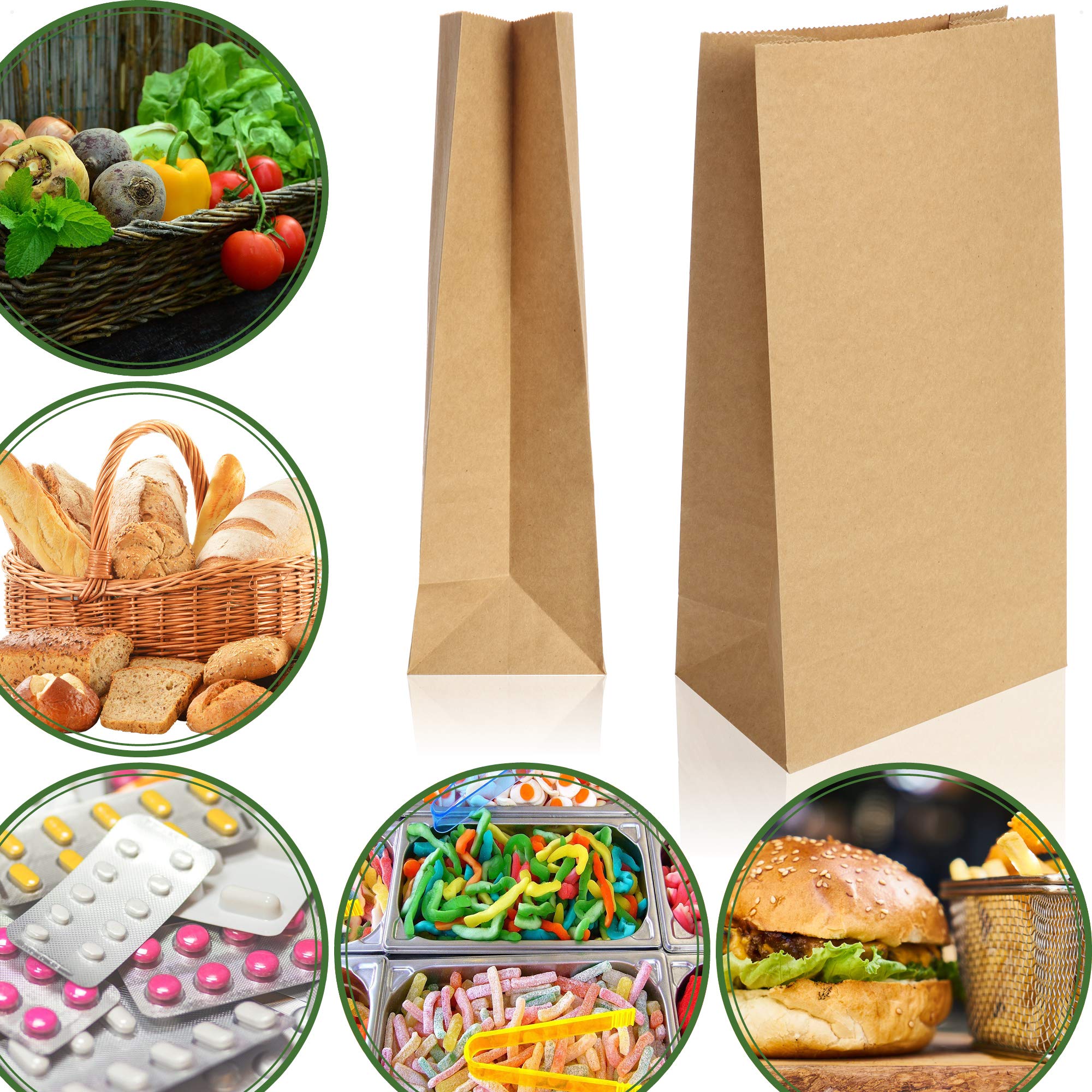 Robin Goods® 50x brown paper bags, gift bags made of unbleached kraft paper - Image 4