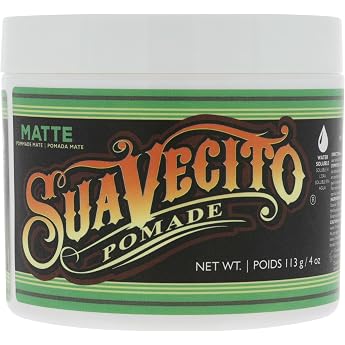 Suavecito Matte Pomade- Shine Free Matte Pomade for Men 4 oz