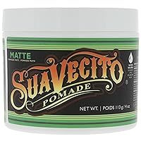Vista 8 de Suavecito Pomade - Fórmula mate (sin brillo) de 4 onzas, paquete de 2, pomada de cabello de sujeción media para hombres, pasta de cabello mate