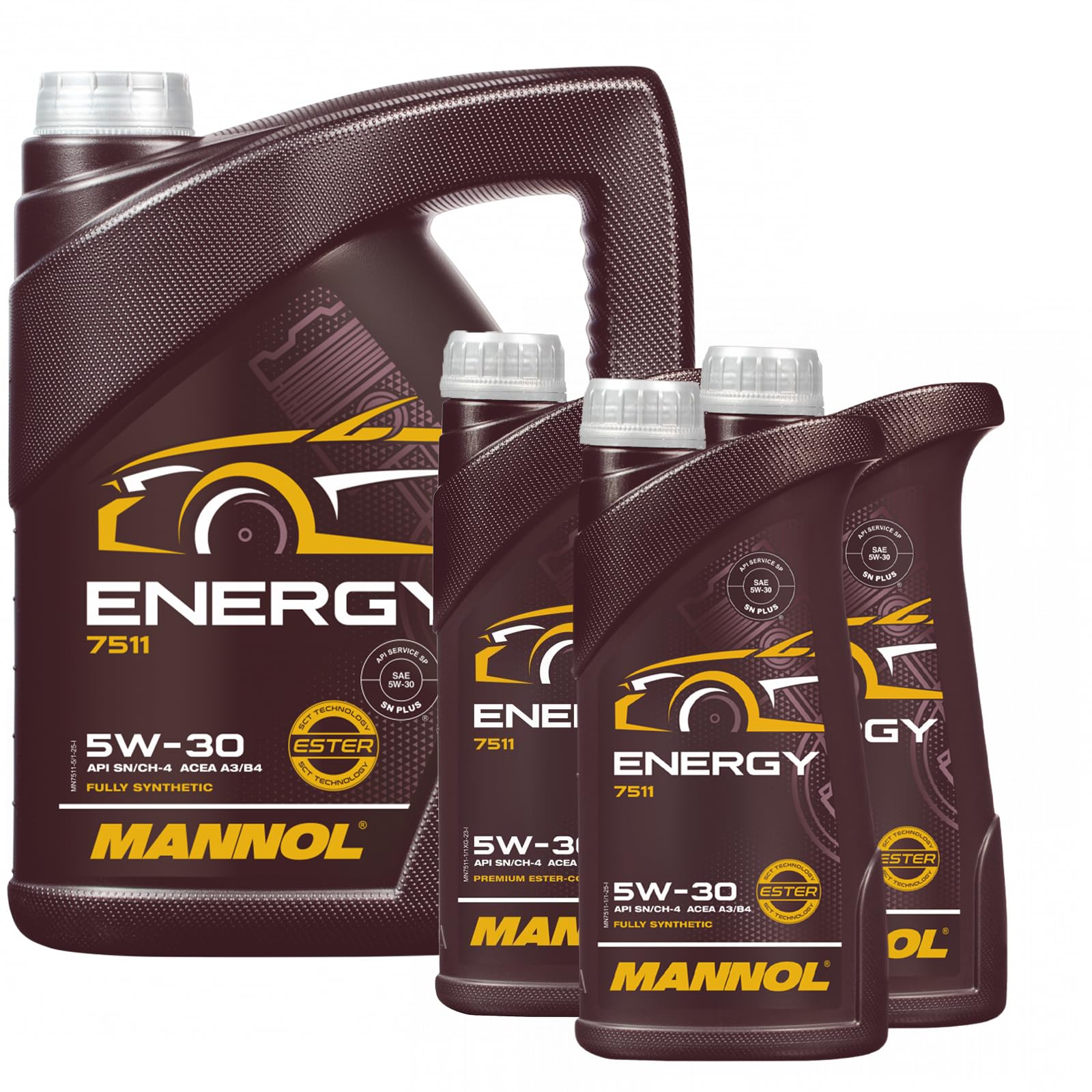 MANNOL Energy 5W-30 API SN/CH-4 Motorenöl, 5 Liter