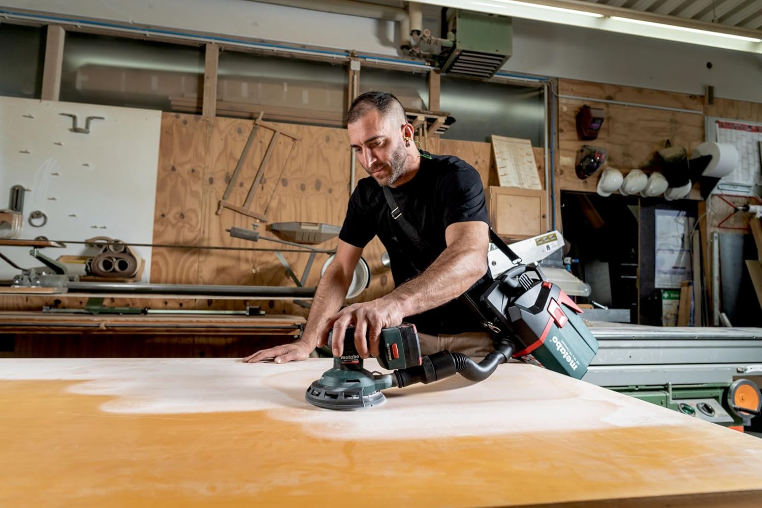 Metabo 6-Inch Cordless Random Orbital Sander | Tool Only - No Battery | Motor and Disc Brake | Soft Start | Variable Speed | Brushless Motor | Made in Germany | SXA 18 LTX 150 BL Bare