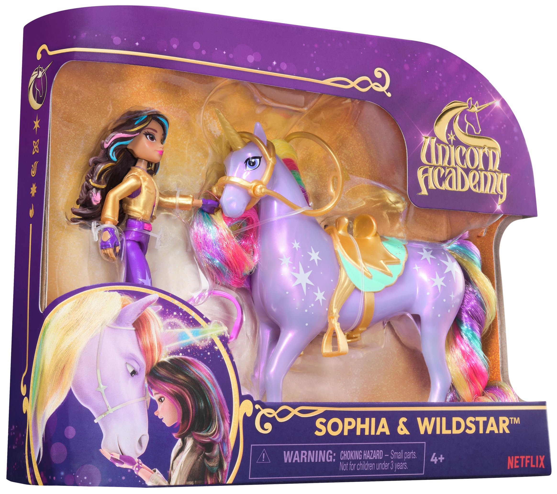 Academia Unicornio - Muñeca Sophia, Figura Wildstar 'estrella' Y Accesorios | Unicornio Juguete Con Accesorios | Juguetes Niña 4 Años O Más | Unicornios Para Niñas Con Detalles Auténticos
