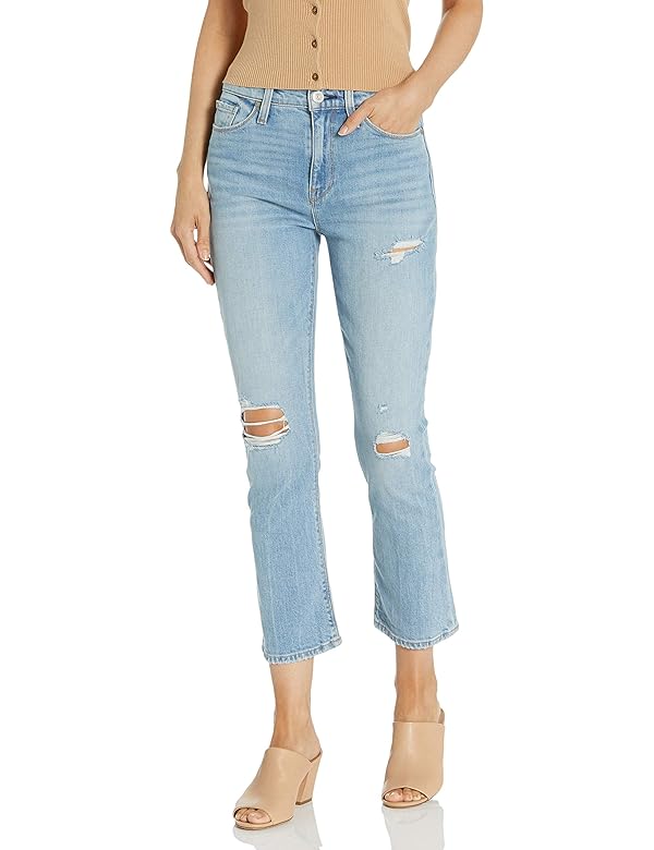 Hudson Jeans Women's Holly High Rise Crop Bootcut Jean, Bright Side, 29 by HUDSON - Used condition - US$77.62
