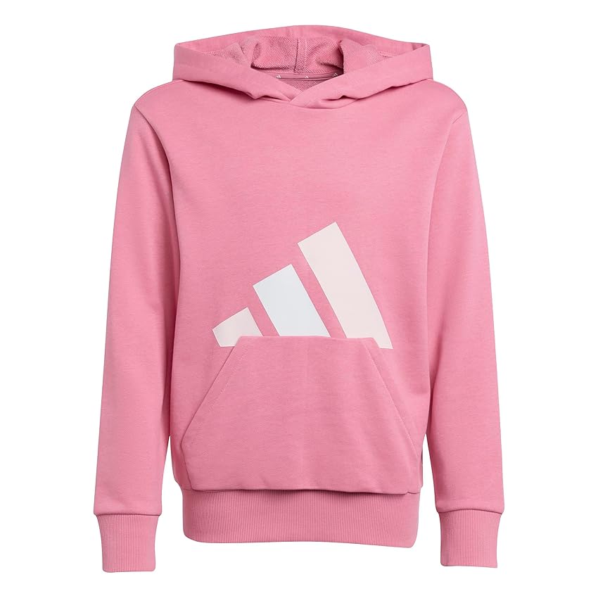 adidas Unisex - Bambini Essentials Big Logo Hoodie, Pink Fusion/Clear Pink/White, 13-14 Years