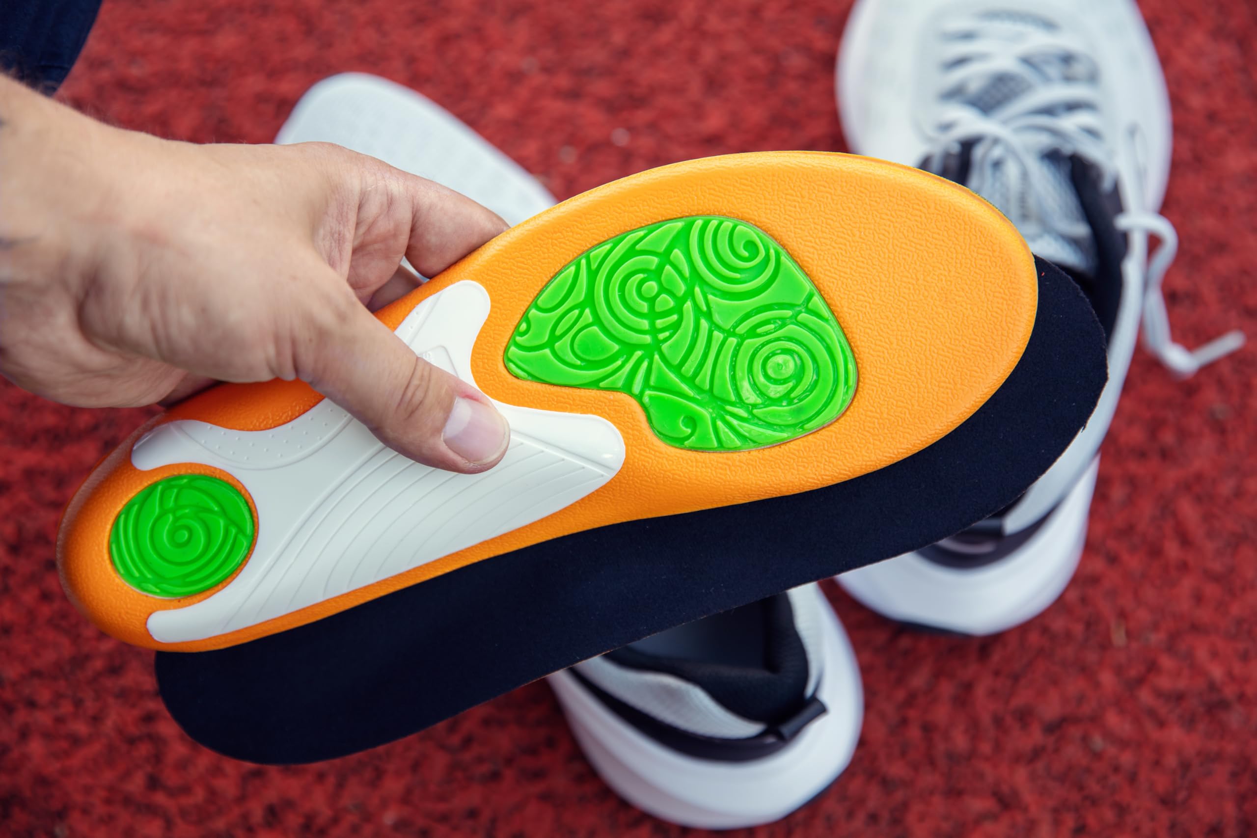 Wkładki Żelowe do Butów Bama Sneaker Gel Footbed - Wkładki do Butów Zapewniające Wygodę i Wsparcie dla Dorosłych do Butów Sportowych i Trampek 1 Para - 42/43 EUR