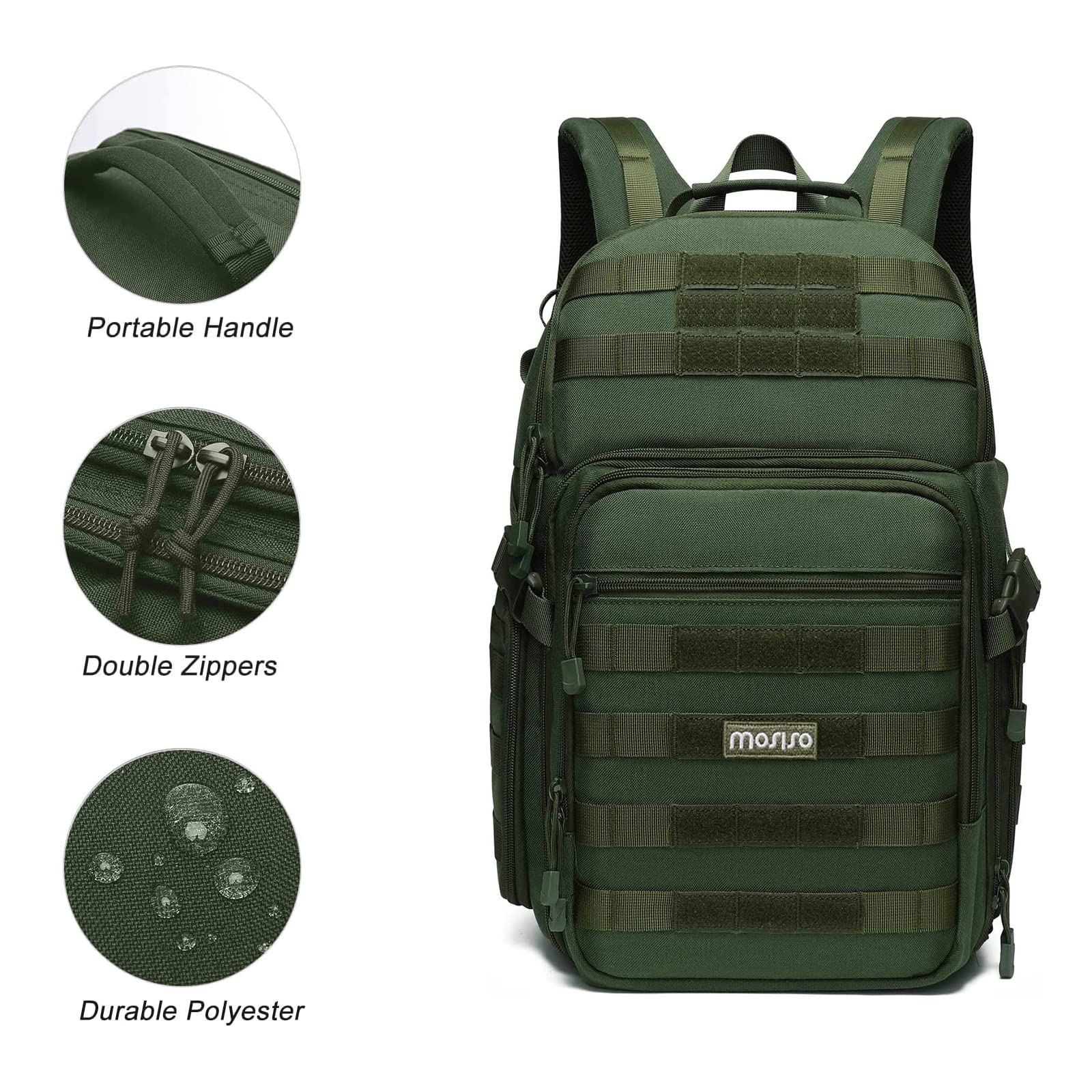 MOSISO Backpack per Fotografia Tattica - Dettaglio