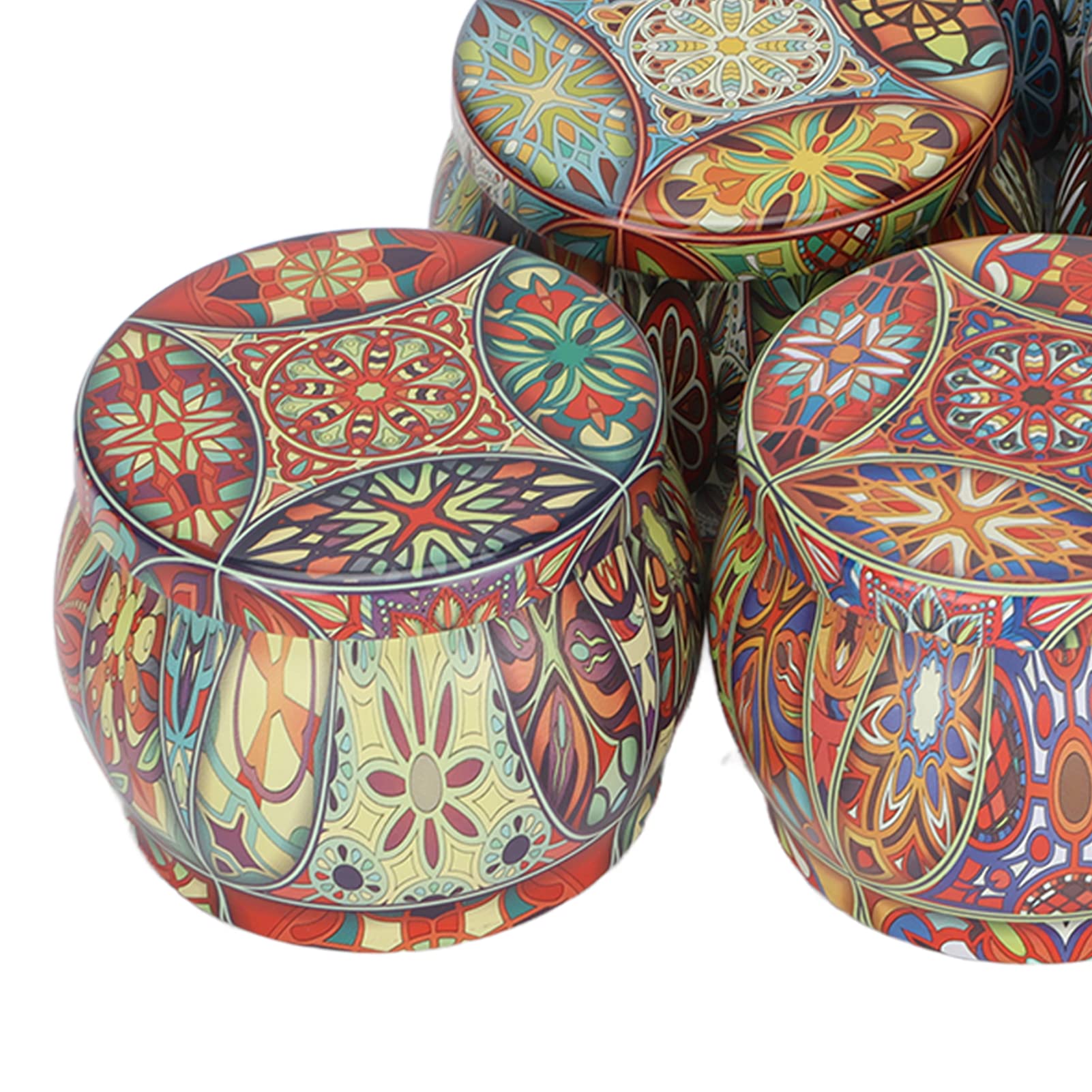 Candele profumate casa, cera di soia, set 6 pezzi con limone, gardenia, gelsomino, rosmarino, lavanda per relax, meditazione, yoga,