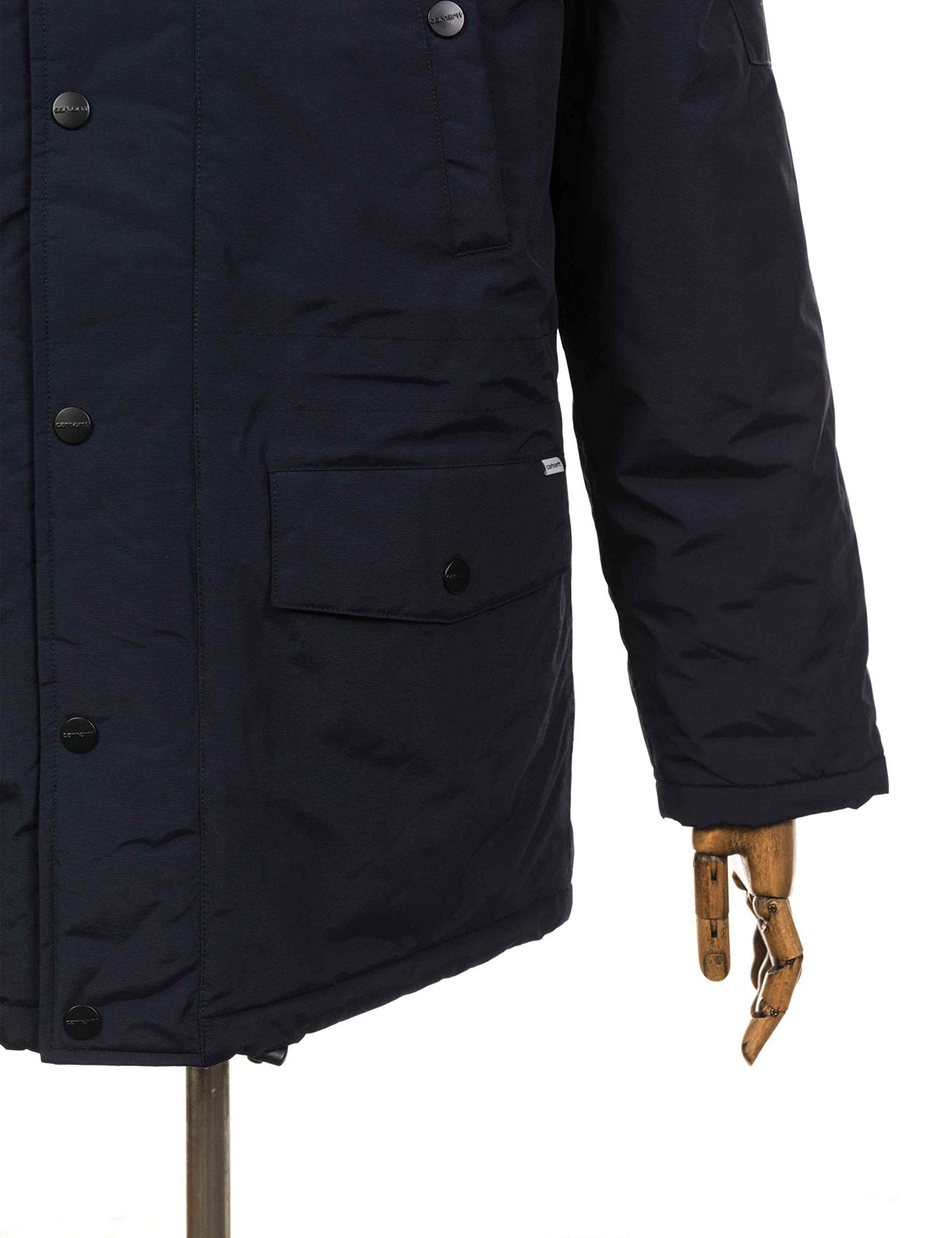 CARHARTT WIP Anchorage Parka Giacca Uomo I027126 Dark Navy/Black 